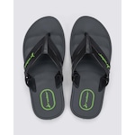 Chinelo Rider Moving - Masculino PRETO/VERDE