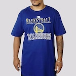 Camiseta NBA Golden State Warriors Logo - Masculina AZUL