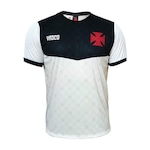 Camisa Vasco da Gama Paragon Cruz De Malta Braziline - Masculina BRANCO/PRETO