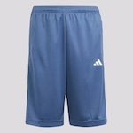 Shorts adidas 3 Stripes - Infantil AZUL