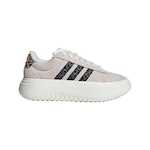 Tênis adidas Grand Court Platform Suede - Infantil BRANCO