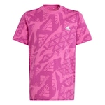 Camiseta adidas Estampa Essentials - Infantil ROSA