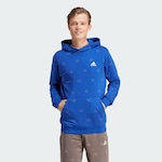 Blusão de Moletom com Capuz adidas Sazonal Monogramas Essentials - Masculino AZUL