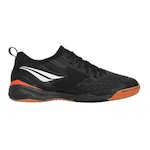 Chuteira Futsal Max 1000 Ecoknit Penalty - Adulto PRETO/VERMELHO