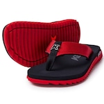 Chinelo Kenner Kivah Dlk - Unissex PRETO/VERMELHO