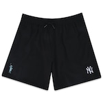 Bermuda New Era Performance Mlb New York Yankees Logo Core - Masculina PRETO