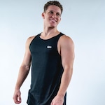 Camiseta Regata FitDance Canelada Essentials - Masculina PRETO