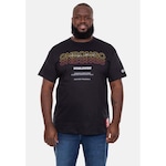 Camiseta Onbongo Plus Size Estampada Replay - Masculina PRETO