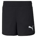 Short Puma Active Boys - Infantil PRETO