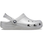 Sandália Crocs Classic Clog Glitter Silver Glitter - Infantil CINZA