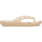 Chinelo Crocs Classic Flip V10 Shitake - Adulto MARROM CLARO