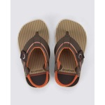 Chinelo de Dedo Cartago Detroit Ii Baby - Menino MARROM/LARANJA