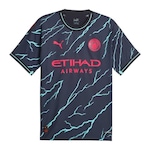 Camisa Manchester City 23/24 Iii Puma Third Jogador - Masculina AZUL