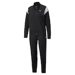 Agasalho sem Capuz Puma Tricot Suit Classic - Feminino PRETO/BRANCO