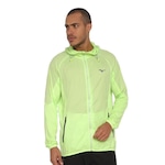 Jaqueta com Capuz Mizuno Neo - Masculina VERDE CLARO