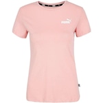 Camiseta Puma Small Logo Tee - Feminina ROSA ESCURO