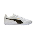 Chuteira Society Puma King Tt Bdp - Adulto BRANCO/PRETO