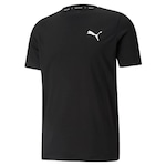 Camiseta Puma Active Small Logo - Masculina PRETO