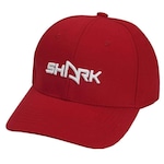 Boné Aba Curva Shark Beach Tênnis Shb005 - Strapback - Adulto VERMELHO/BRANCO