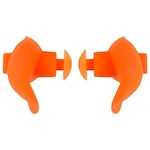 Protetor Auricular Poker Silicone Anatômico - Adulto LARANJA