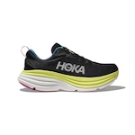 Tênis Hoka One One Bondi 8 - Masculino PRETO/AMARELO