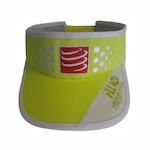 Viseira Compressport Ajustável Triathlon Run - Adulto AMARELO/BRANCO