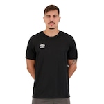 Camiseta Umbro Essential - Masculina PRETO/BRANCO