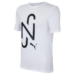 Camiseta Puma Neymar Jr Goal Casuals - Masculina BRANCO/PRETO