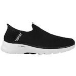 Tênis Skechers Go Walk 6 Easy On - Masculino PRETO/BRANCO