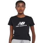 Camiseta New Balance Essentials - Feminina PRETO/BRANCO