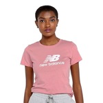 Camiseta New Balance Essentials - Feminina ROSA CLA/BRANCO