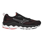 Tênis Mizuno Wave Way 3 - Masculino PRETO/VERMELHO