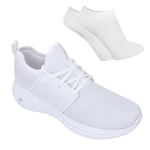 Tênis Skechers Go Run Fast - Feminino + Par de Meia BRANCO