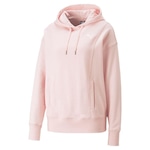 Blusão de Moletom Puma Her com Capuz - Feminino ROSA CLARO