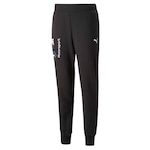 Calça Puma BMW MMS Ess Ft - Masculina PRETO/BRANCO