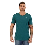 Camiseta Puma Performance Heather - Masculina VERDE ESCURO