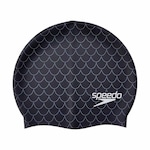 Touca Natacao Speedo Skin - Adulto PRETO/CINZA