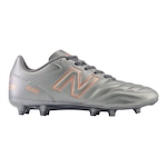 Chuteira de Campo New Balance 442 V2 - Adulto CINZA/LARANJA