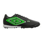 Chuteira Society Umbro Astro Club - Adulto PRETO/VERDE