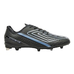 Chuteira de Campo Umbro Chrome - Adulto PRETO/AZUL