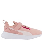 Tênis Puma Flyer Runner Mesh V Ps Bdp - Infantil ROSA CLA/BRANCO