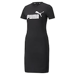 Vestido Puma Essentials Slim - Feminino PRETO/BRANCO