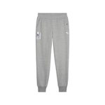 Calça Puma BMW MMS Ess Fleece - Masculina CINZA CLA/BRANCO