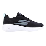 Tênis Skechers Go Run Fast Brisk Day - Feminino PRETO/AZUL CLA