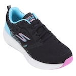 Tênis Skechers Go Run Ride 8 - Feminino PRETO/ROSA CLA