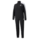 Agasalho sem Capuz Puma Baseball Tricot Suit - Feminino PRETO/BRANCO