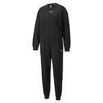 Agasalho sem Capuz Puma Loungewear Tr - Feminino PRETO