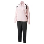 Agasalho sem Capuz Puma W Classic Tricot Suit Op - Feminino Rosa Cla/Preto