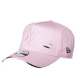 Boné New Era 940 Destroyed Mlb New York Yankees - Strapback - Adulto ROSA CLARO