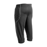 Calça de Goleiro Poker 3 4 Unissex PRETO